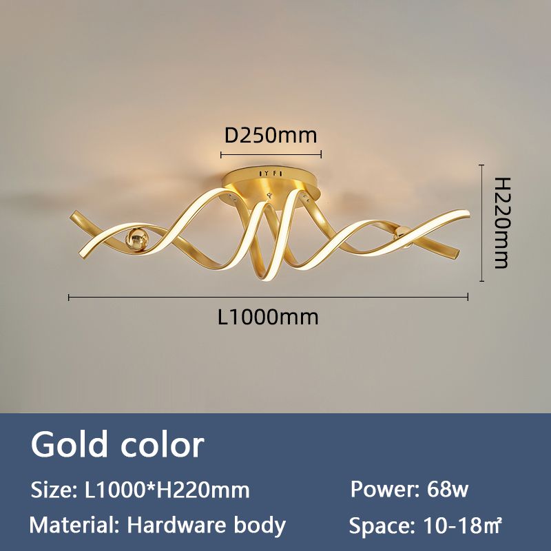 Guldtak L100cm Kina Dimmerbar RC