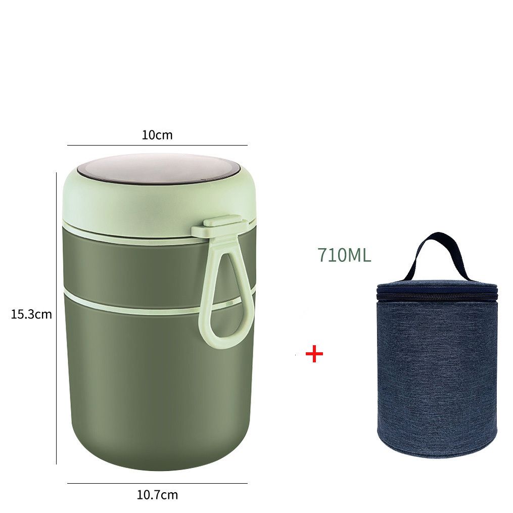 Grön 710 ml med väska