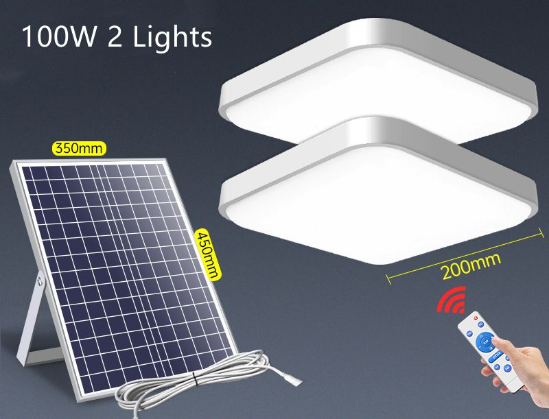 100W 2 Lichter