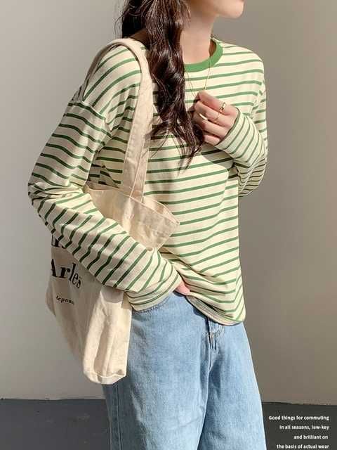 Light Green Striped