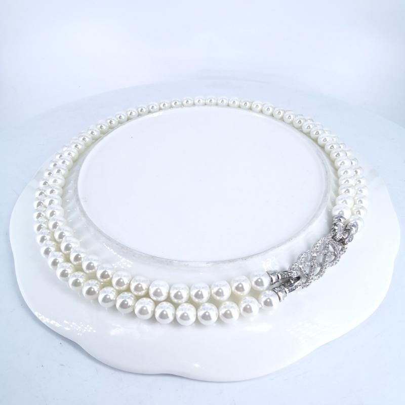 Platinum Plated Clear 45cm