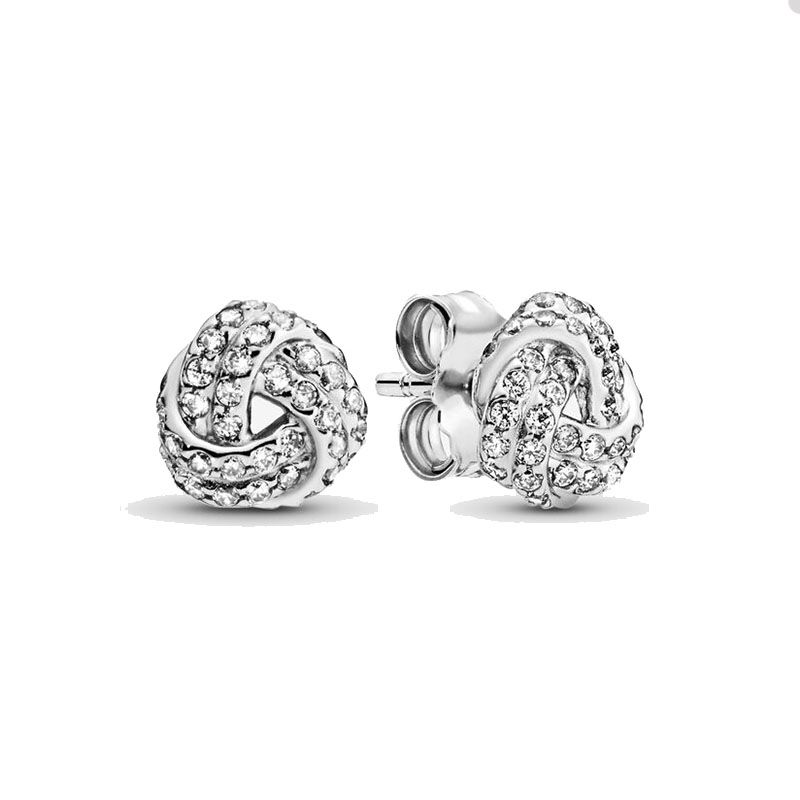 Boucle d'oreille en argent + boîte