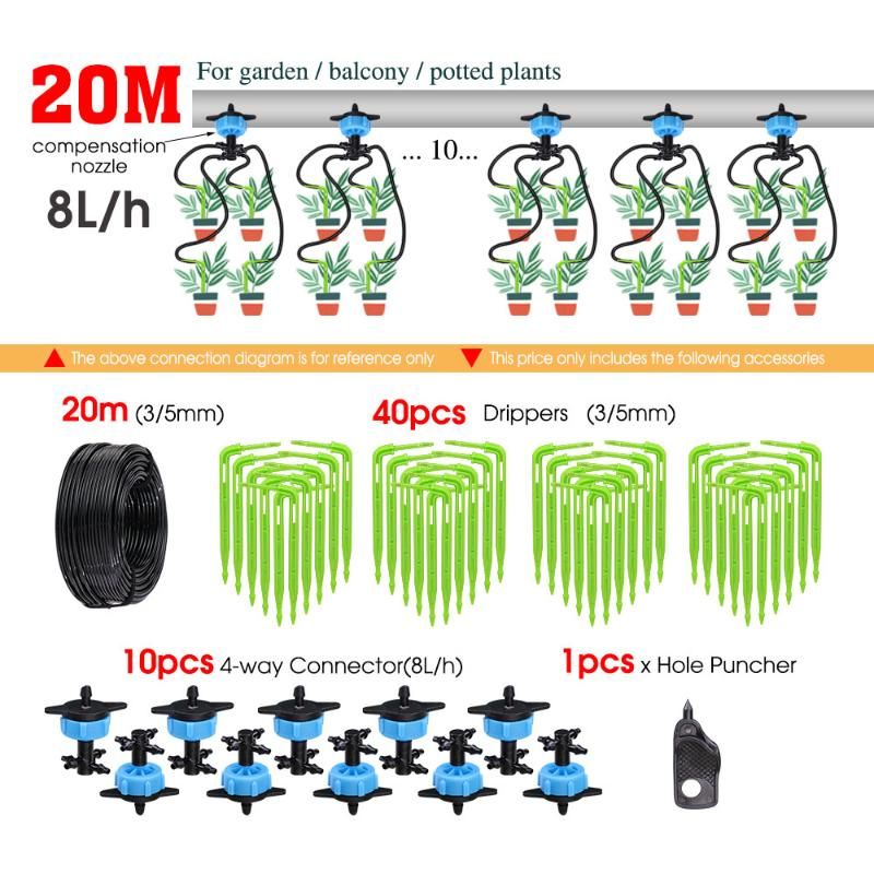 I-100pcs 빨간 드리퍼