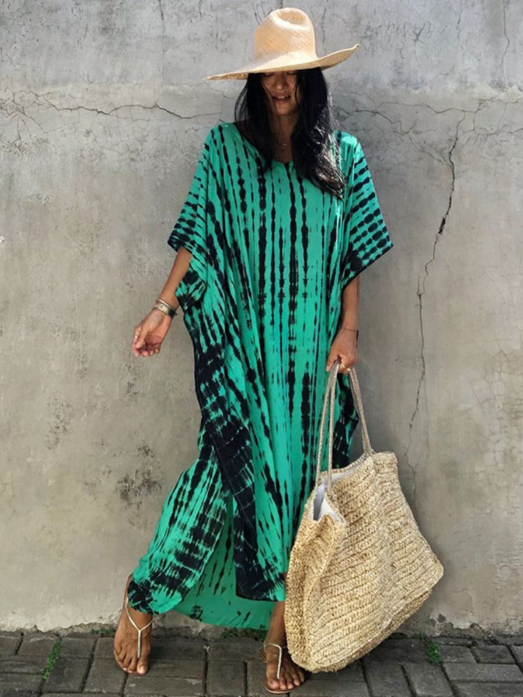 Kaftan verde escuro