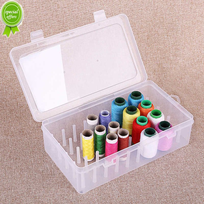 CraftyCase Sewing Thread Organizer 42 Spools Bobbin Storage Box