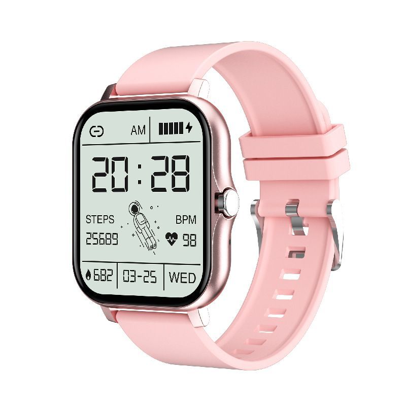 Pink-silicone band