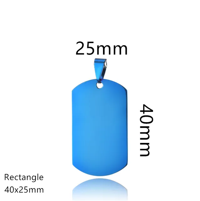 Corrente de couro da família azul da família 45cm