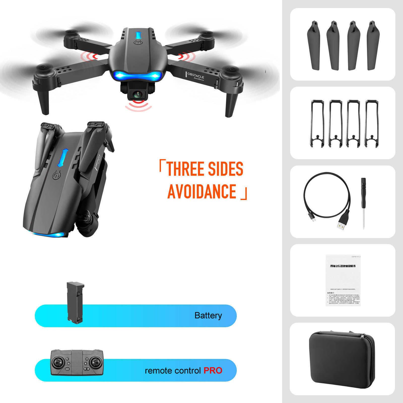 Black Three Side Obstacle Avoidance St