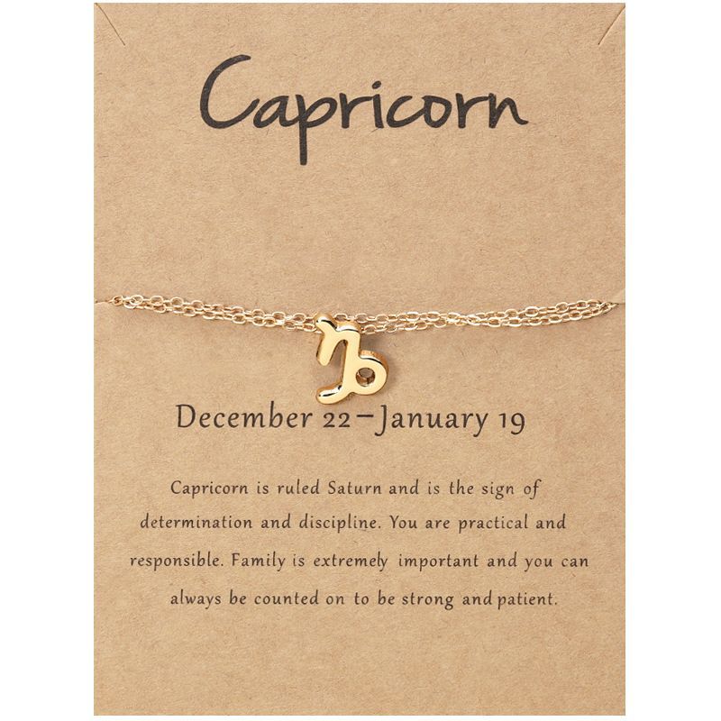 Gold Capricorn.