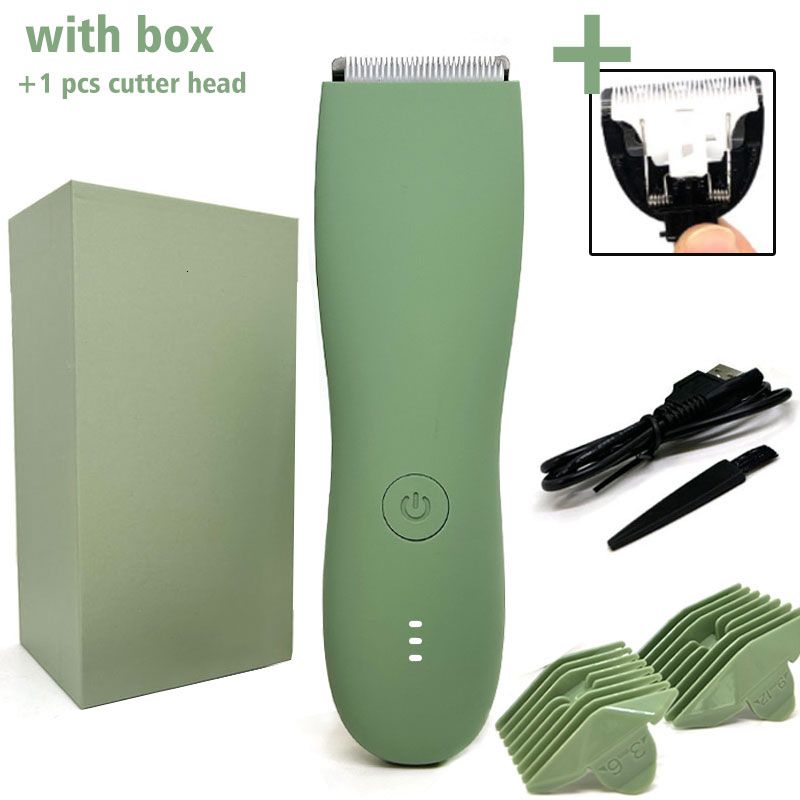 Зеленый с коробкой