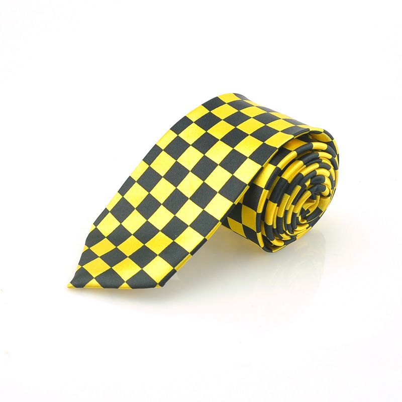 Plaid noir jaune