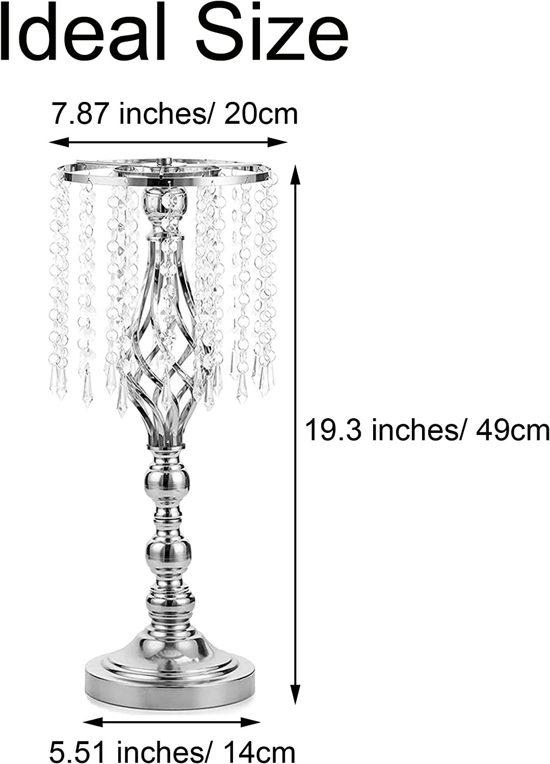 argento H 49CM inviare via mare