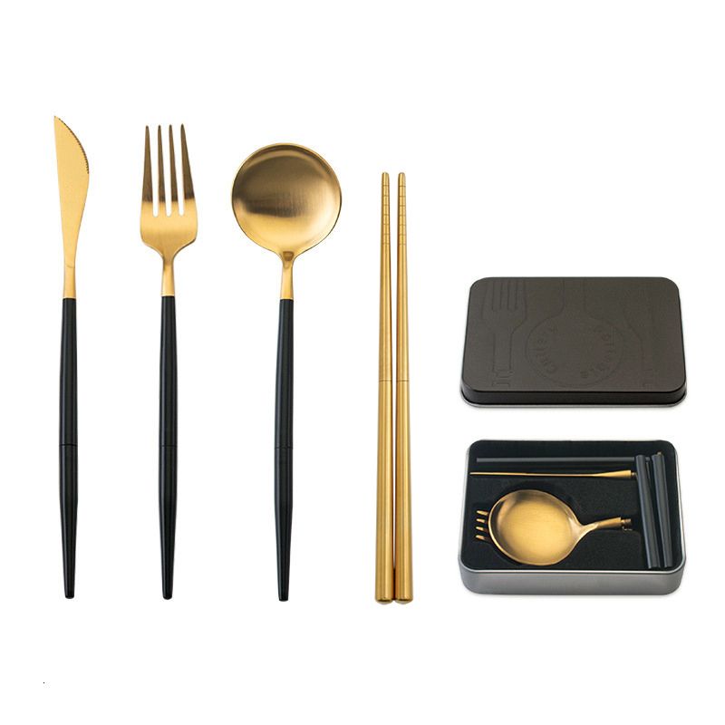 Conjunto de 4pcs de ouro preto