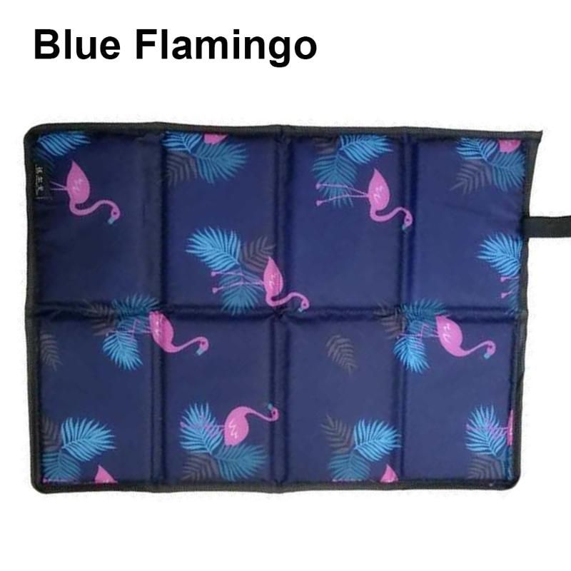 blå flamingo