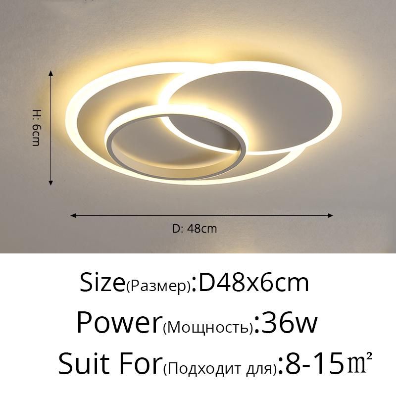 白い48cm 36Wウォームホワイトリモートなし