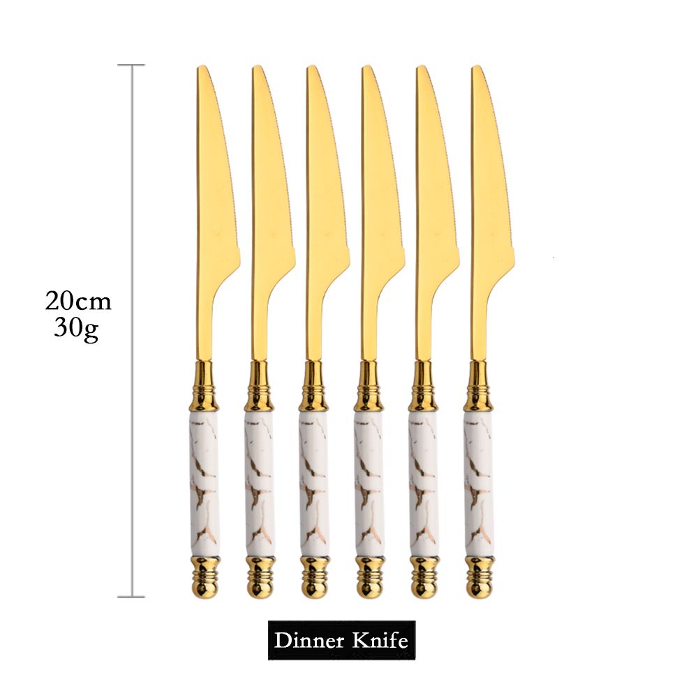 6pcs dinner knife