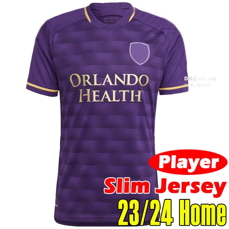 Player Version 23-24 Orlando City Home Soccer Jersey - Kitsociety