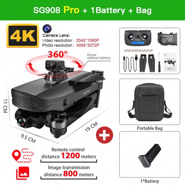 SG908 PRO 1 batteria