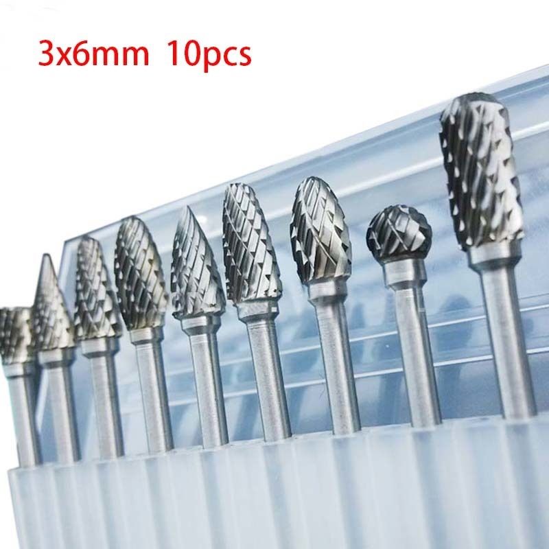 10pcs 3x6mm Boîte Blanche