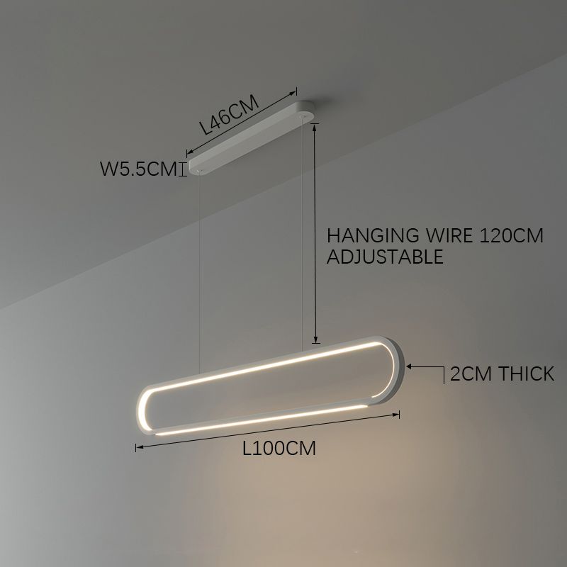 Белый-L100см. Dimmable