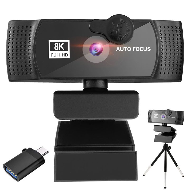 8K Webcam Black