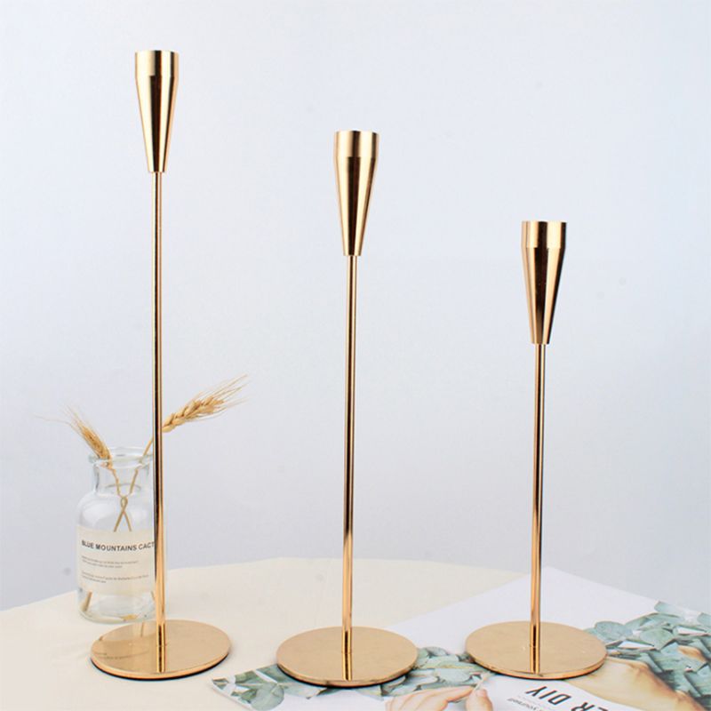 Gold Candle Holder Small (24 cm)