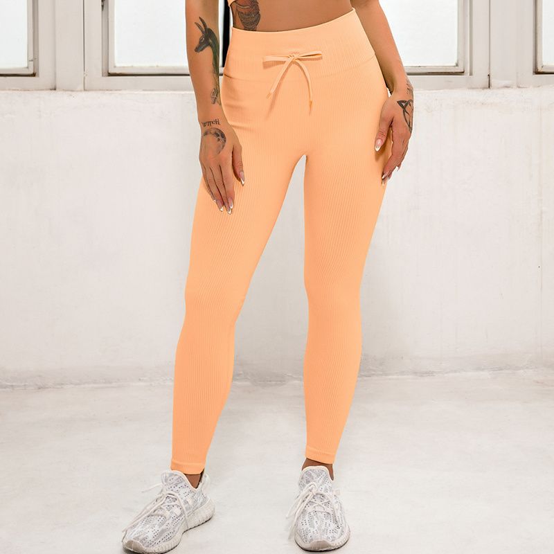 orange yoga pants