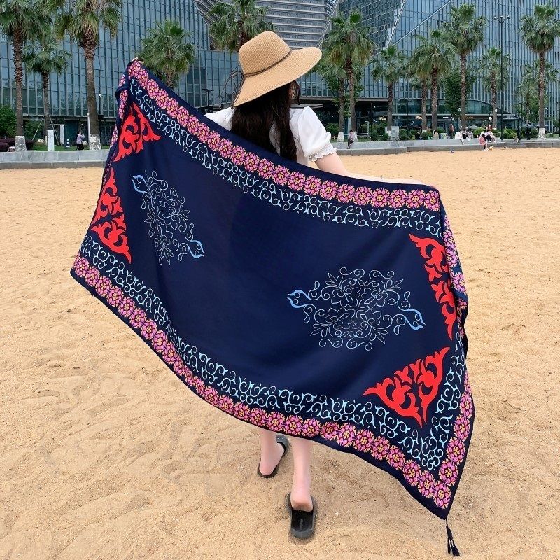 8 Navy Blue Moire-90x185cm