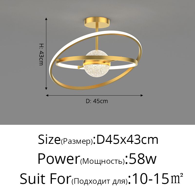 Styl C 45 cm 58W fajny biały bez pilota