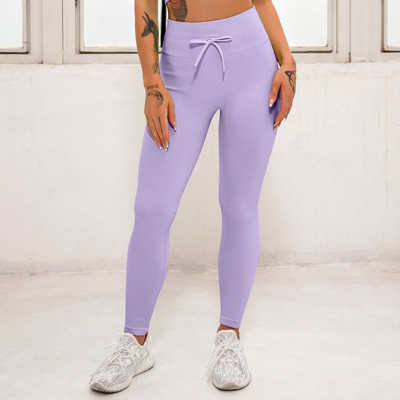 purple yoga pants