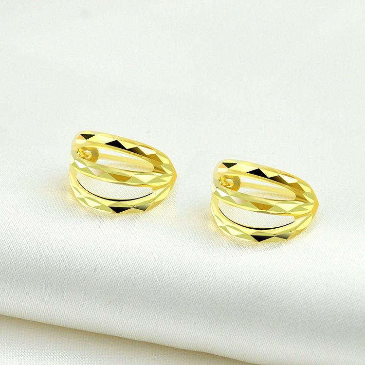 Golden Earrings 925 silver