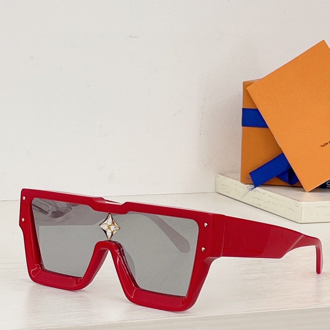 Louis Vuitton Cyclone Shield Sunglasses - Red Sunglasses