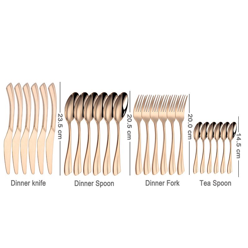 Rose Gold 24 PCS a