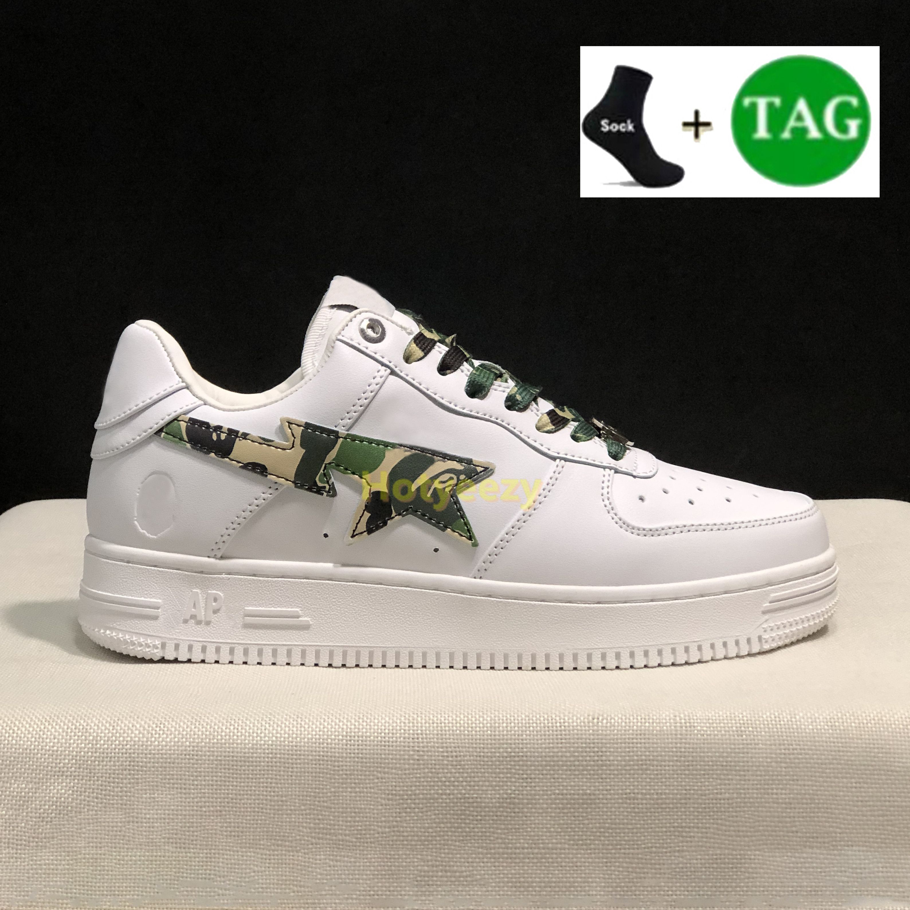 21 White ABC Camo Green