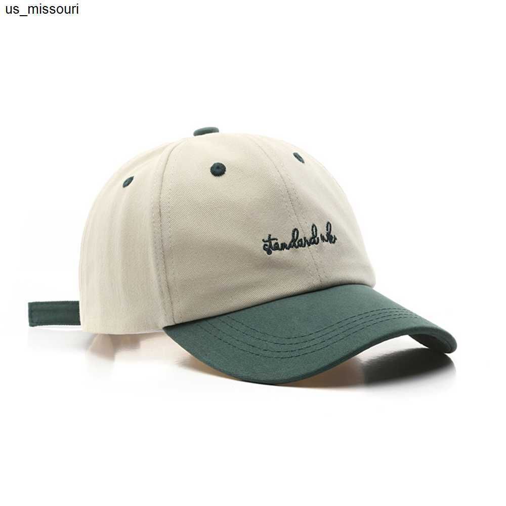 green baseball cap