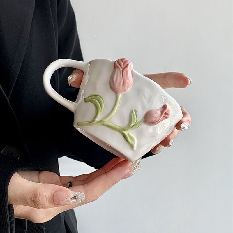 Tasse à thé rose