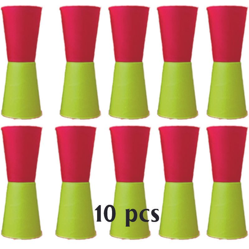 a Red 10 Pcs