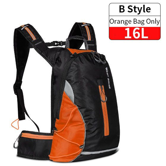 Apenas bolsa laranja 16L