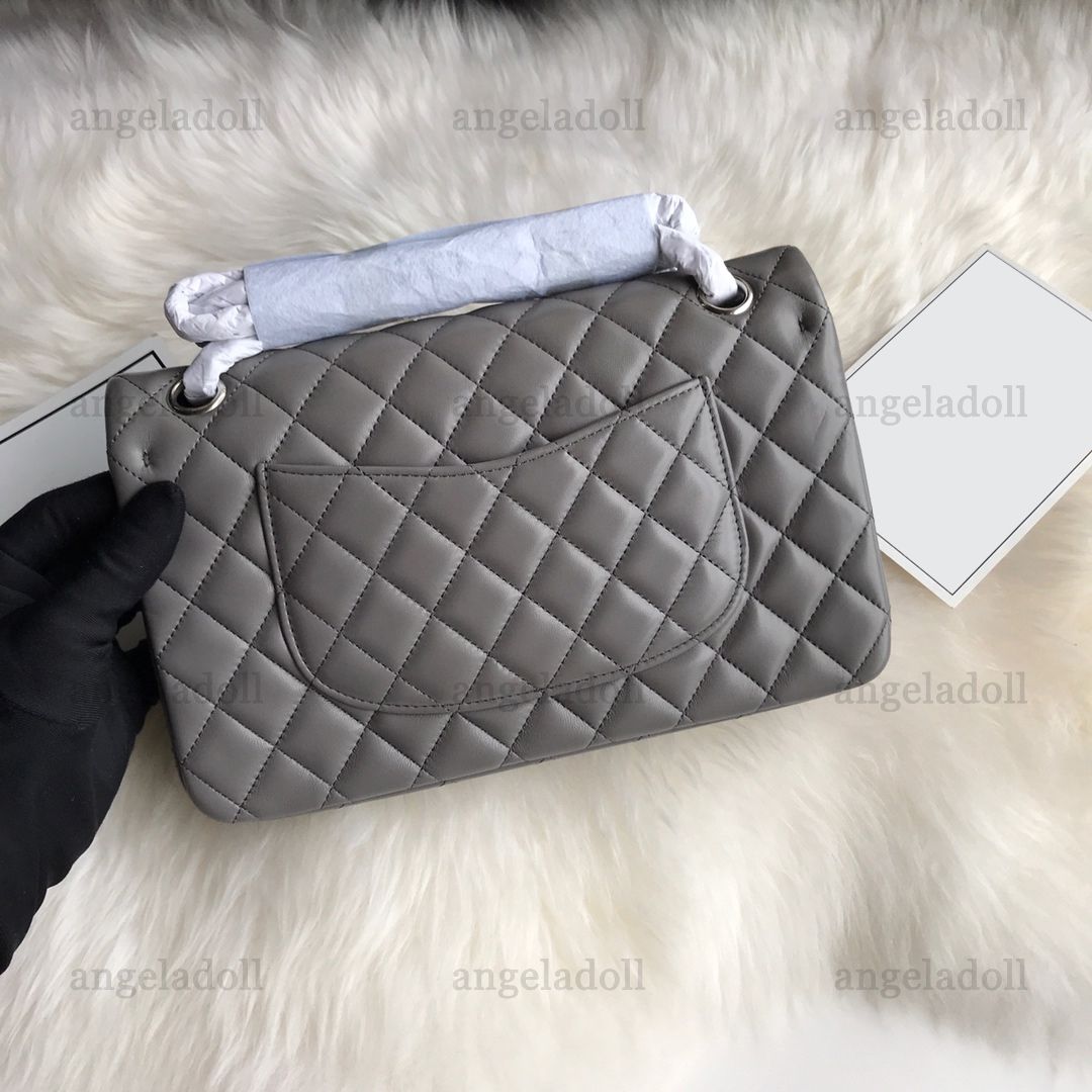 Grey lambskin