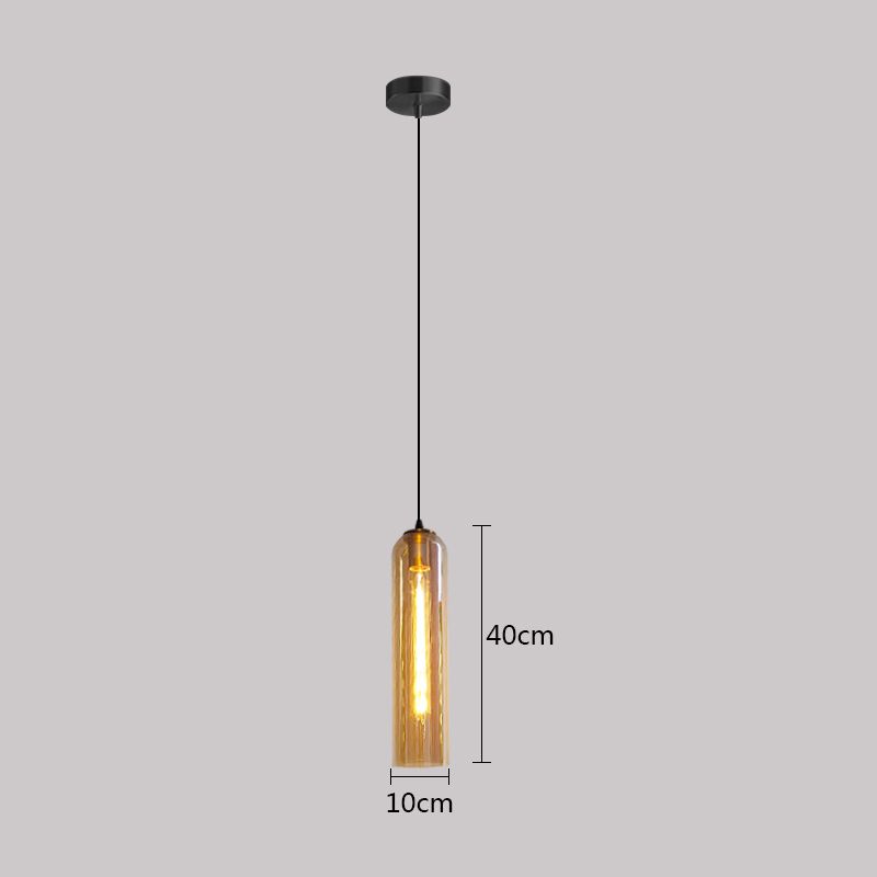 Amber pendant lights