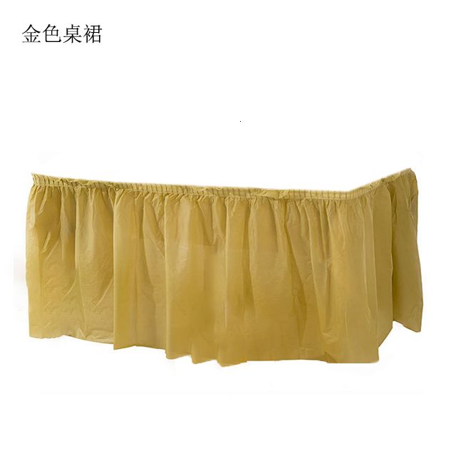 Golden Table Skirt