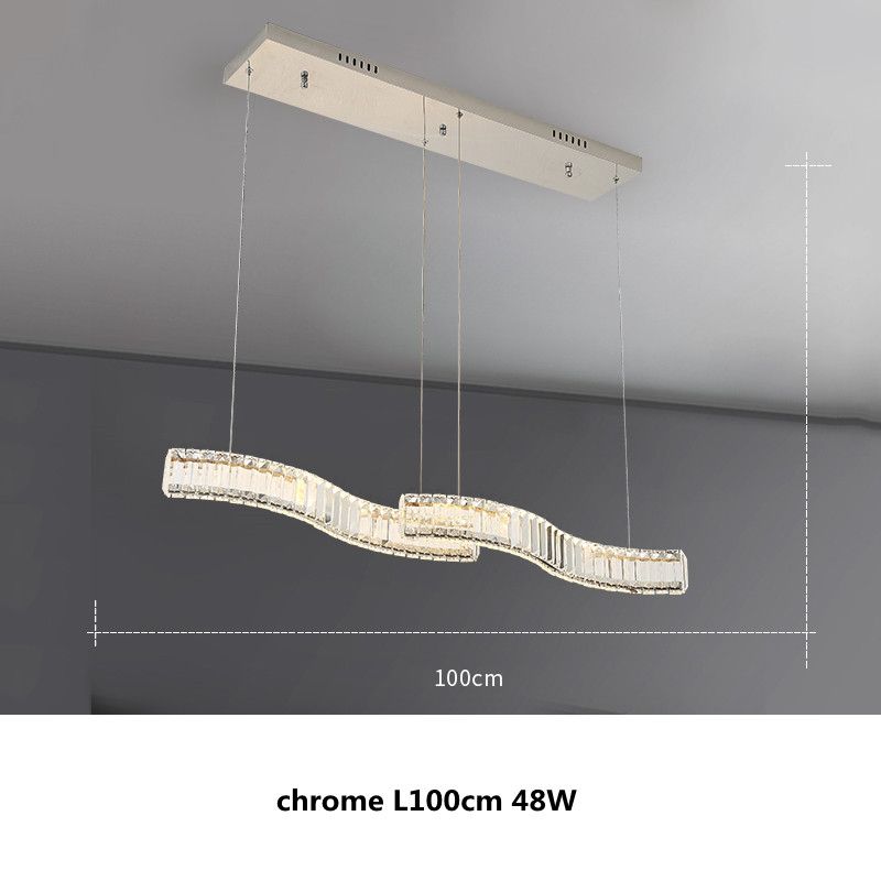 Chrome L100CM 48W White Light 6500K1