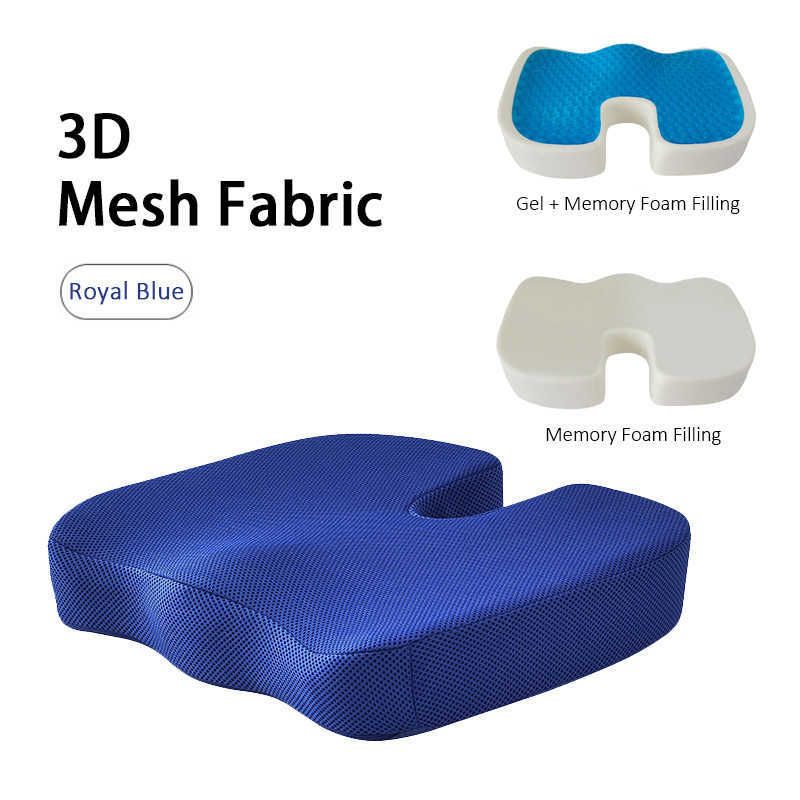 3d Mesh-royal Blue-Memory Foam