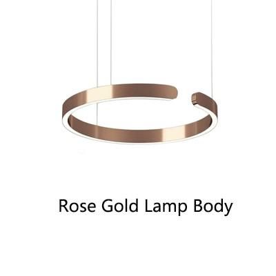 Rose Gold Lamp Lichaam Diameter 40 cm warm