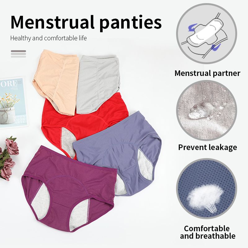 Womens Panties Menstrual Lot Leak Proof Cotton For Period Underwear Female Waterproof  Briefs Drop 230520 From Quan01, $10.95