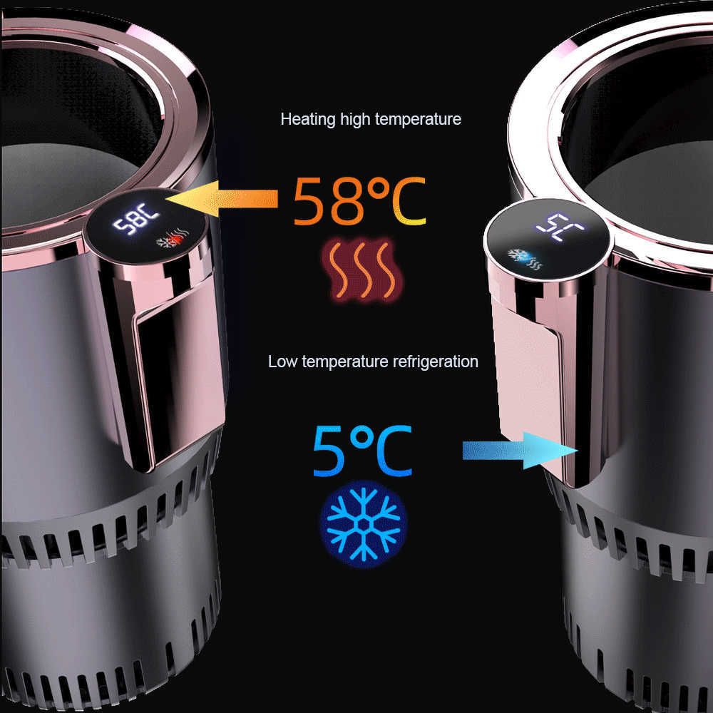 12V 2-in-1 Car Beverage Fast Cooling/Heating Cup Car Insulation