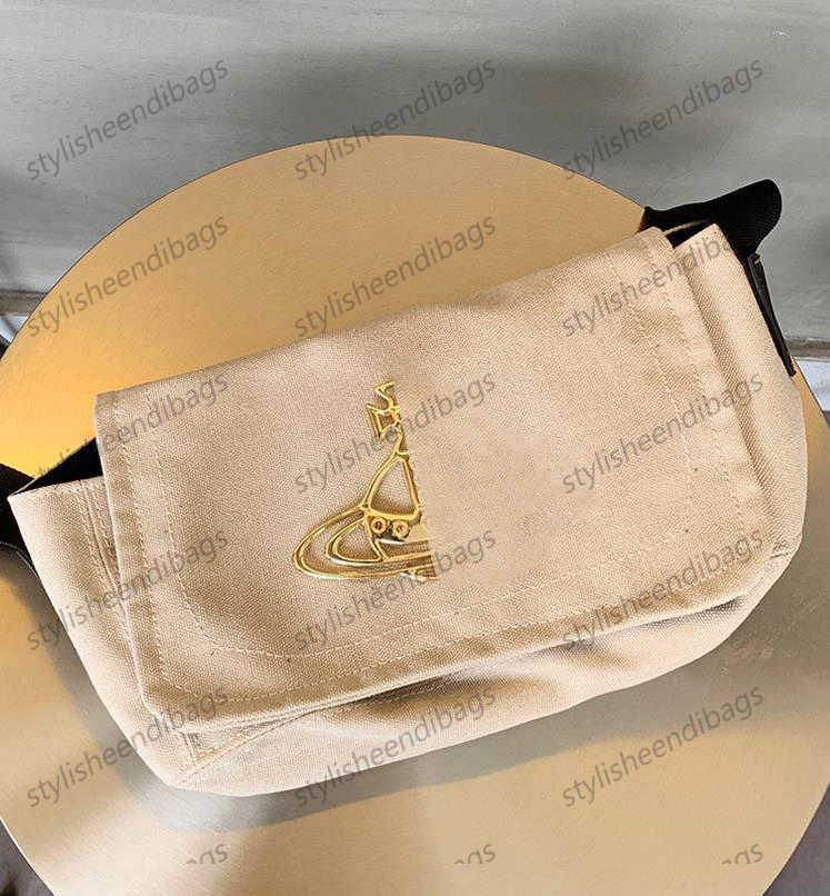 Designer Bag Fashion Saturn Canvas Preppy Style Shoulder Bag