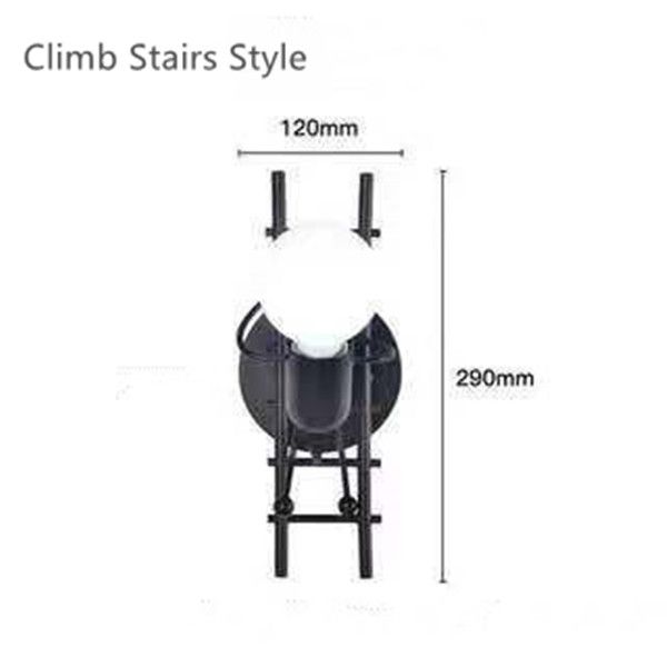 Climb Stairs China No bulb Black