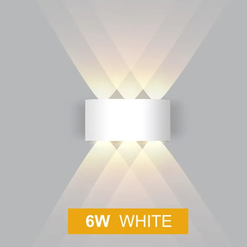6W blanc chaud blanc (2700-3500k)