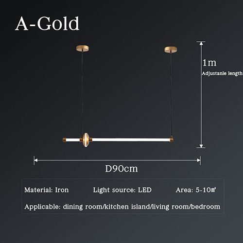 Gold D90cm 40W 3 colors switching